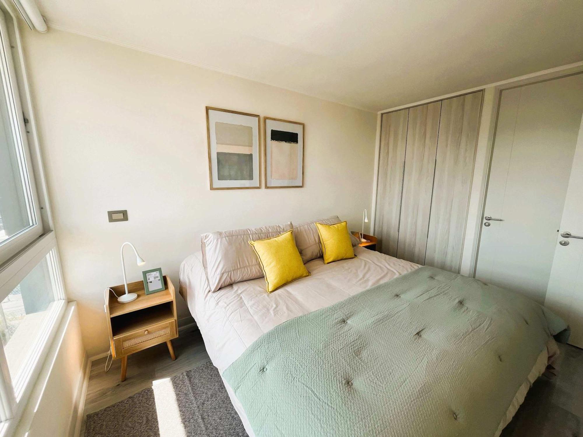 Apartamento Hom I Nuevo Depto 2d2b Nunoa 4pax Metro Plazaegana New1014