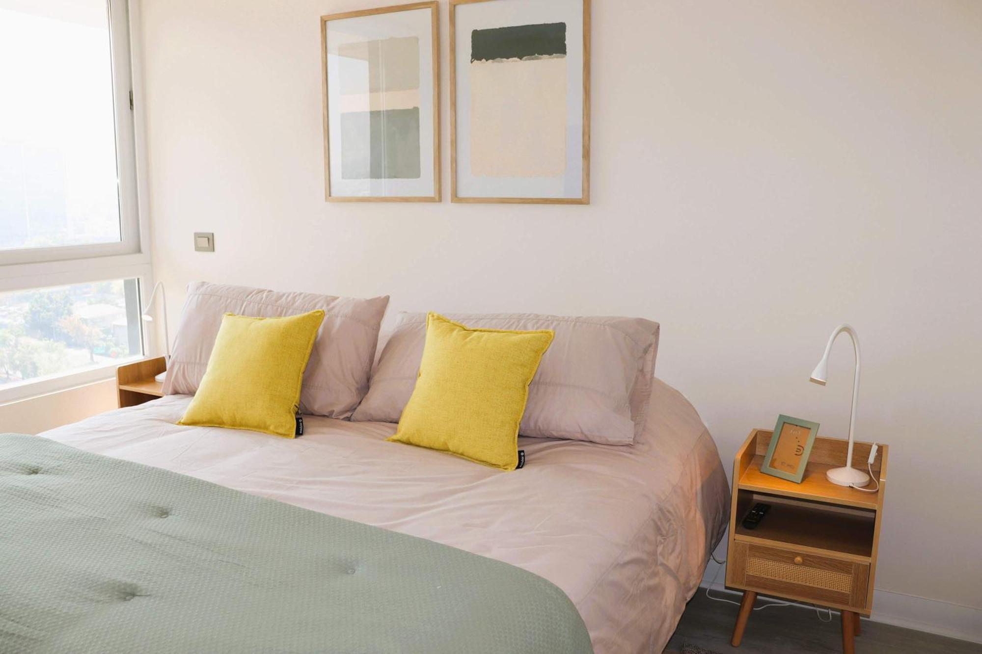 Apartamento Hom I Nuevo Depto 2d2b Nunoa 4pax Metro Plazaegana New1014 Santiago