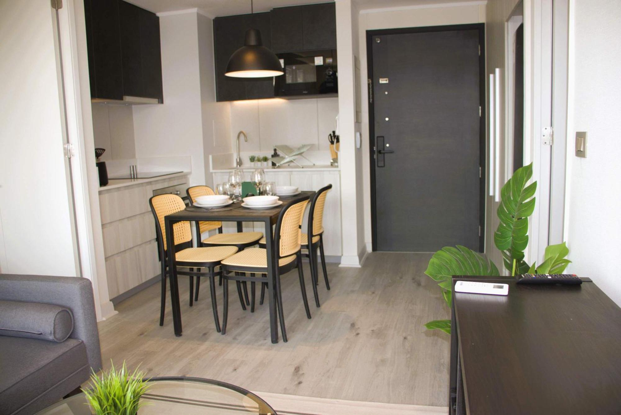 Apartamento Hom I Nuevo Depto 2d2b Nunoa 4pax Metro Plazaegana New1014